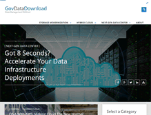 Tablet Screenshot of govdatadownload.com